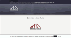 Desktop Screenshot of fincasregius.com