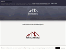 Tablet Screenshot of fincasregius.com